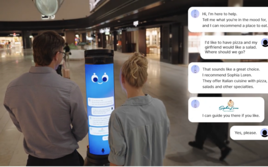 Robot TORY am Frankfurter Airport